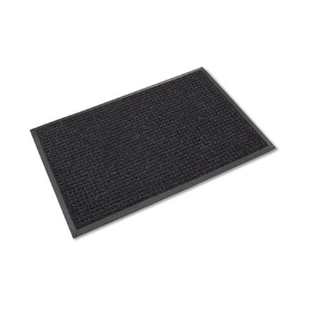Crown Matting Technologies Crown, SUPER-SOAKER WIPER MAT WITH GRIPPER BOTTOM, POLYPROPYLENE, 46 X 72, CHARCOAL SSR046CH